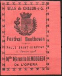 05-71 - Chalon s Saone - Festival Beethoven 1928