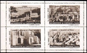 16-65 - Lourdes - Bloc de 4