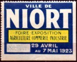20-79 - Niort - 1923 - Foire