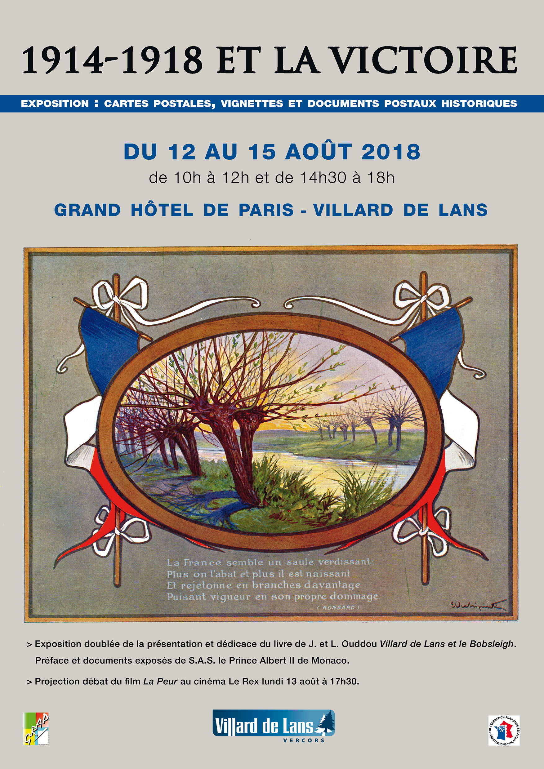 affiche philatélie 2018